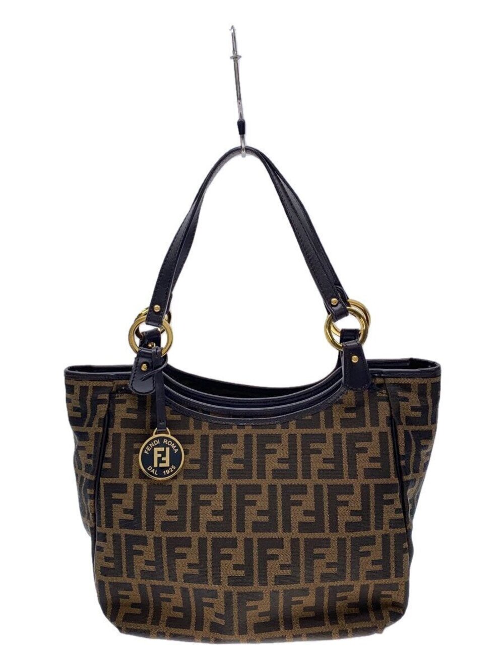 Fendi Zucca Handbag Brown All over